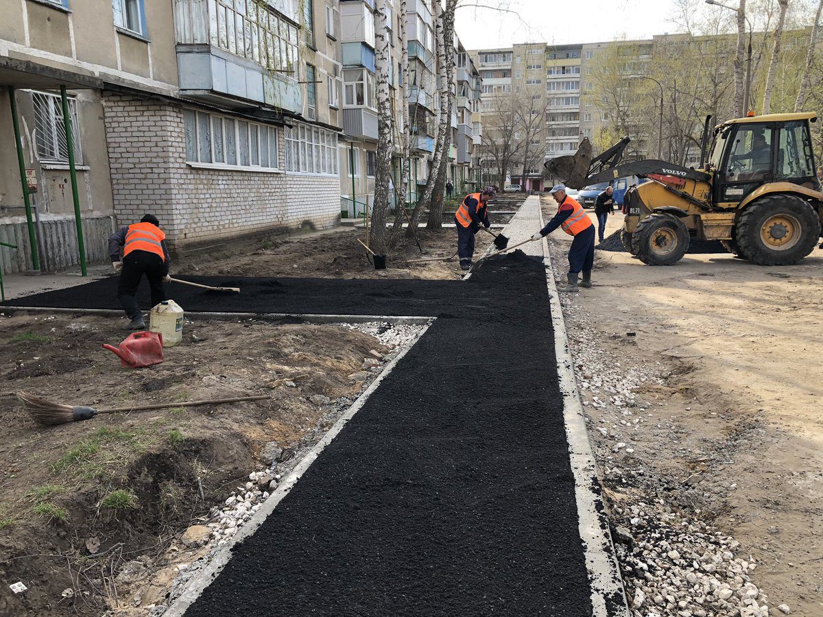 асфальтирование дворов