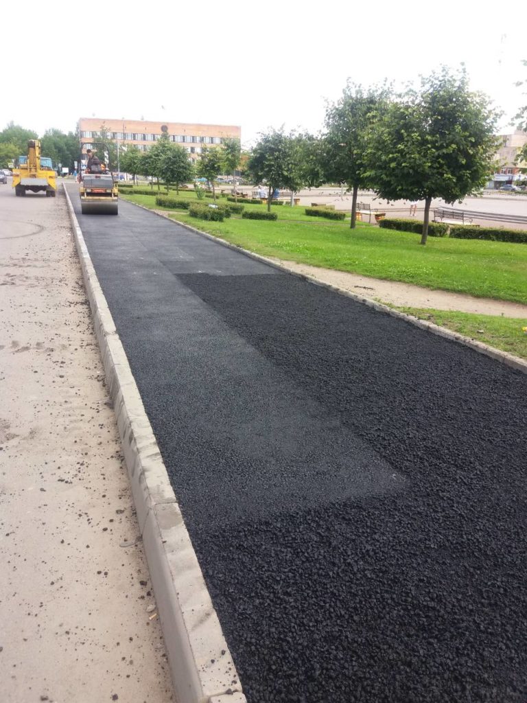 асфальтирование пешеходных дорожек