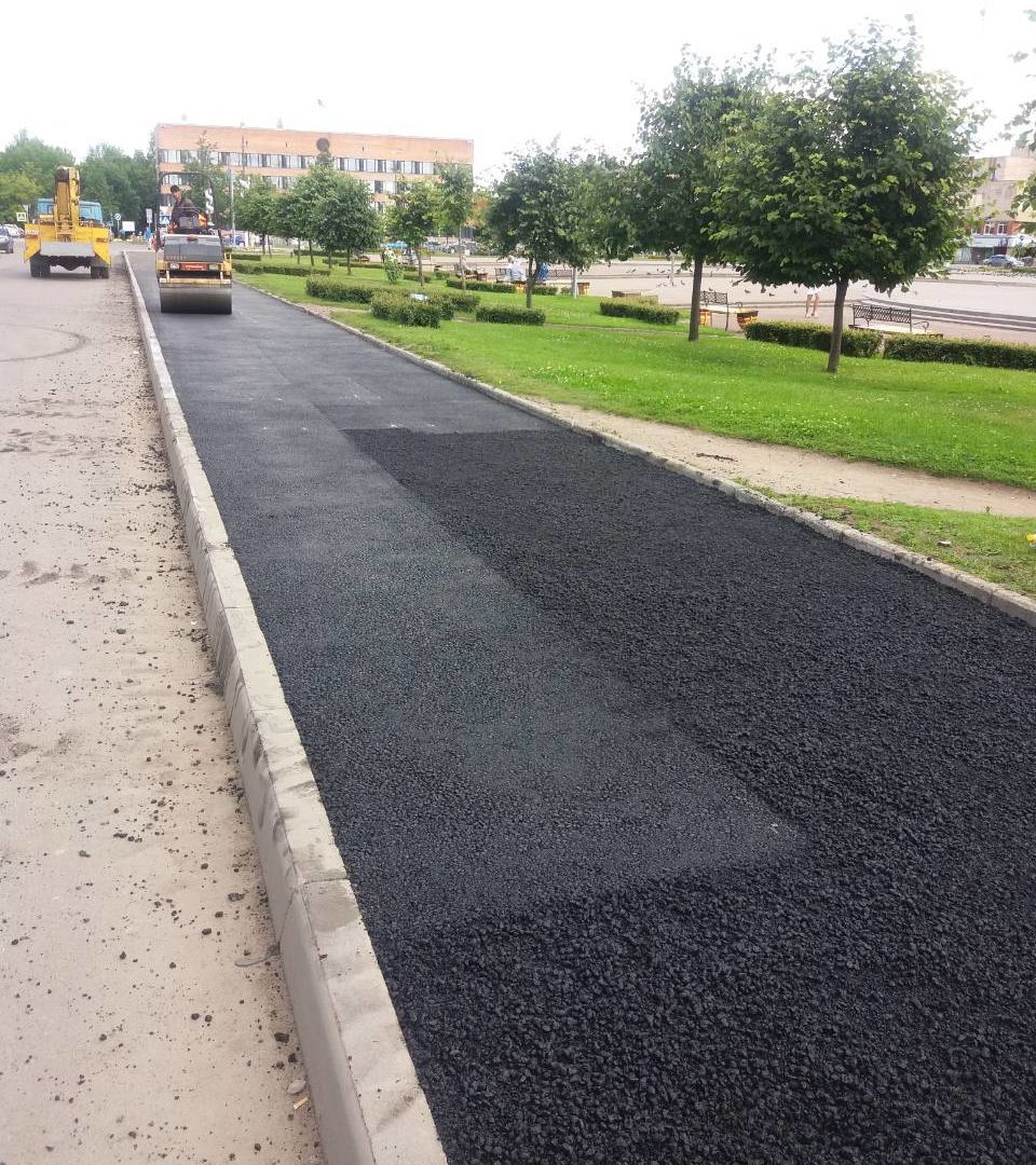 асфальтирование пешеходных дорожек