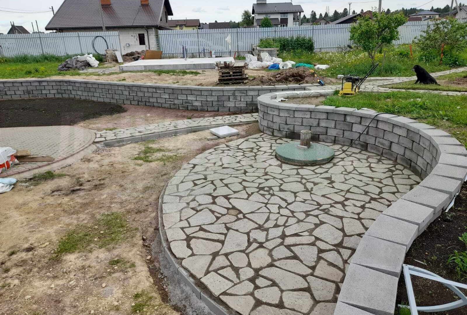 Укладка природного камня